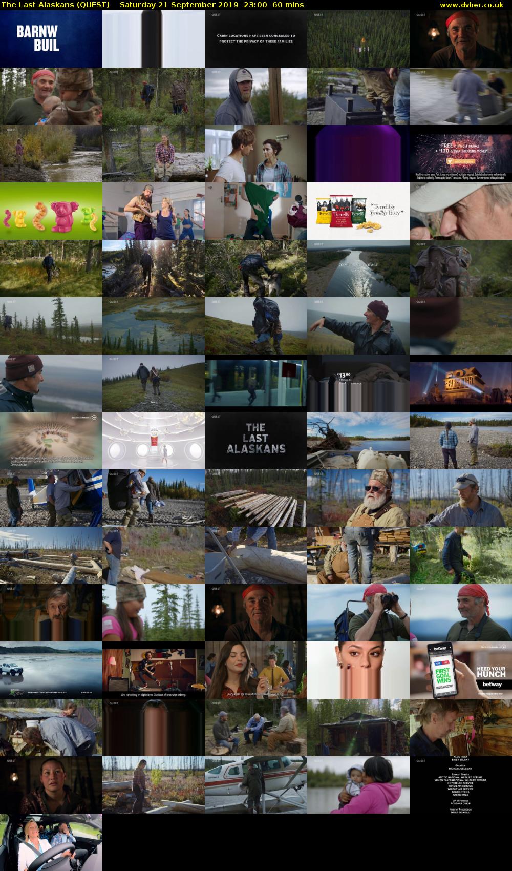 The Last Alaskans (QUEST) Saturday 21 September 2019 23:00 - 00:00
