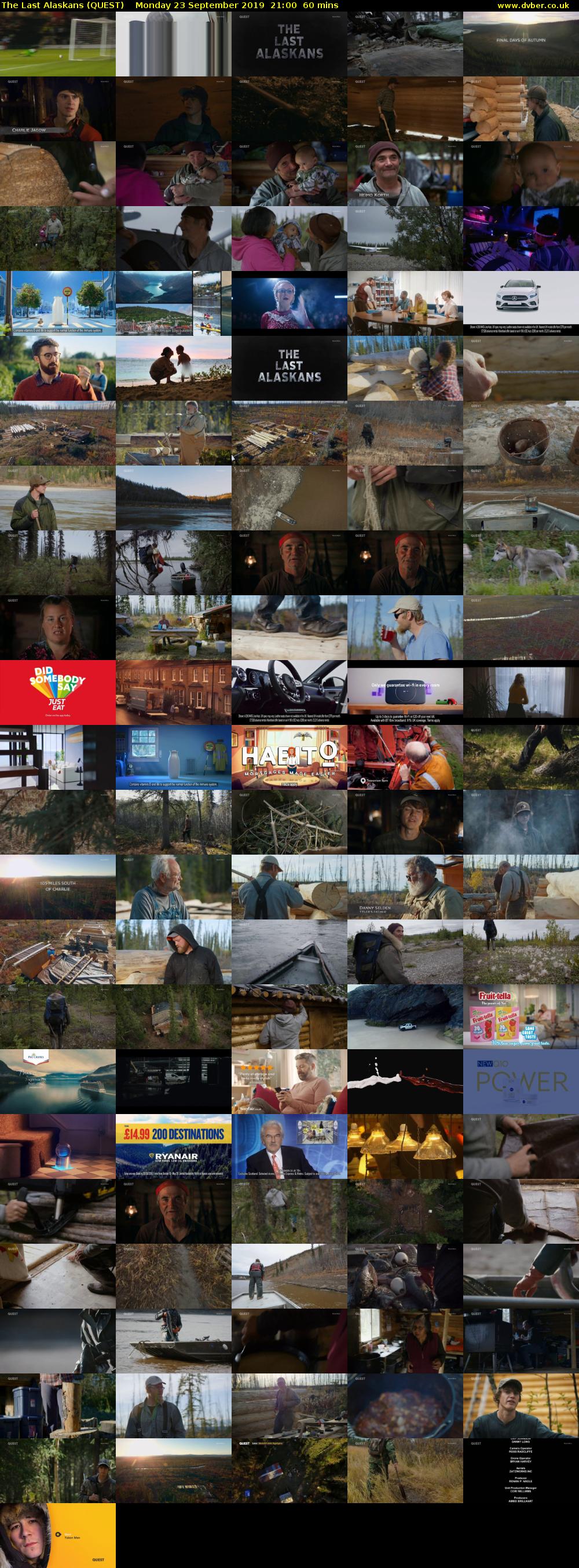 The Last Alaskans (QUEST) Monday 23 September 2019 21:00 - 22:00