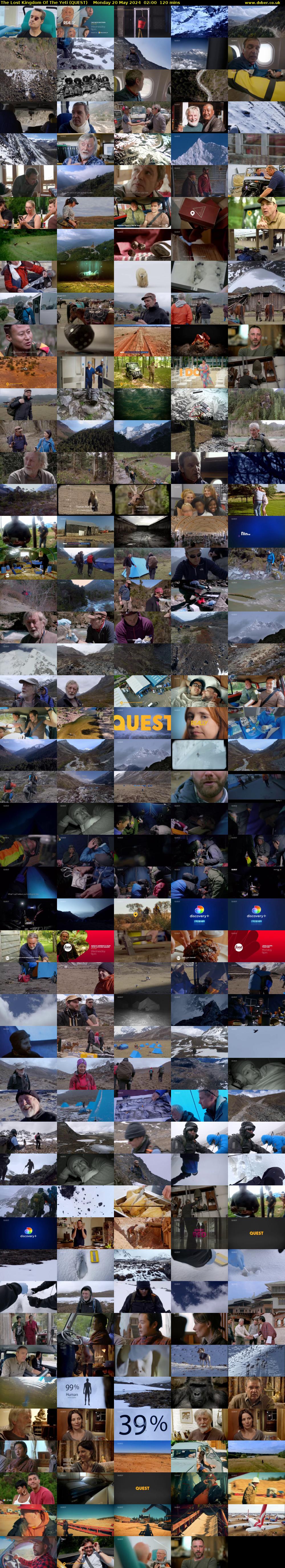 The Lost Kingdom Of The Yeti (QUEST) Monday 20 May 2024 02:00 - 04:00