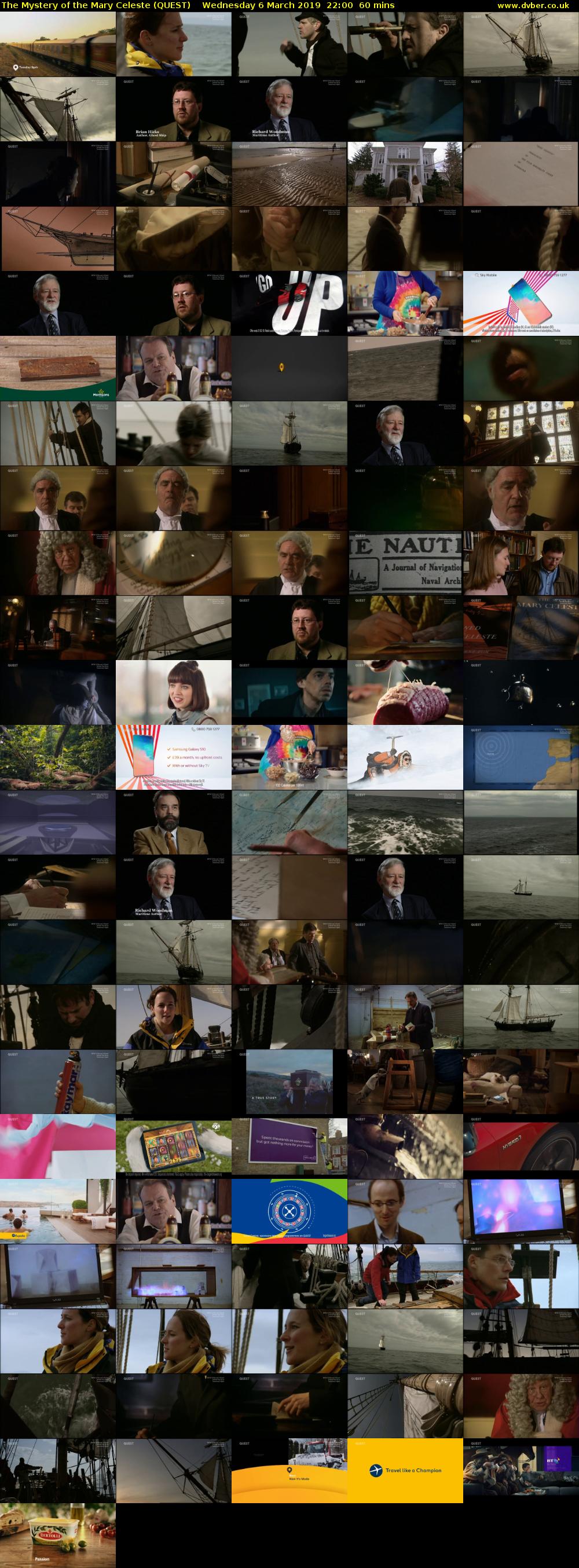 The Mystery of the Mary Celeste (QUEST) Wednesday 6 March 2019 22:00 - 23:00