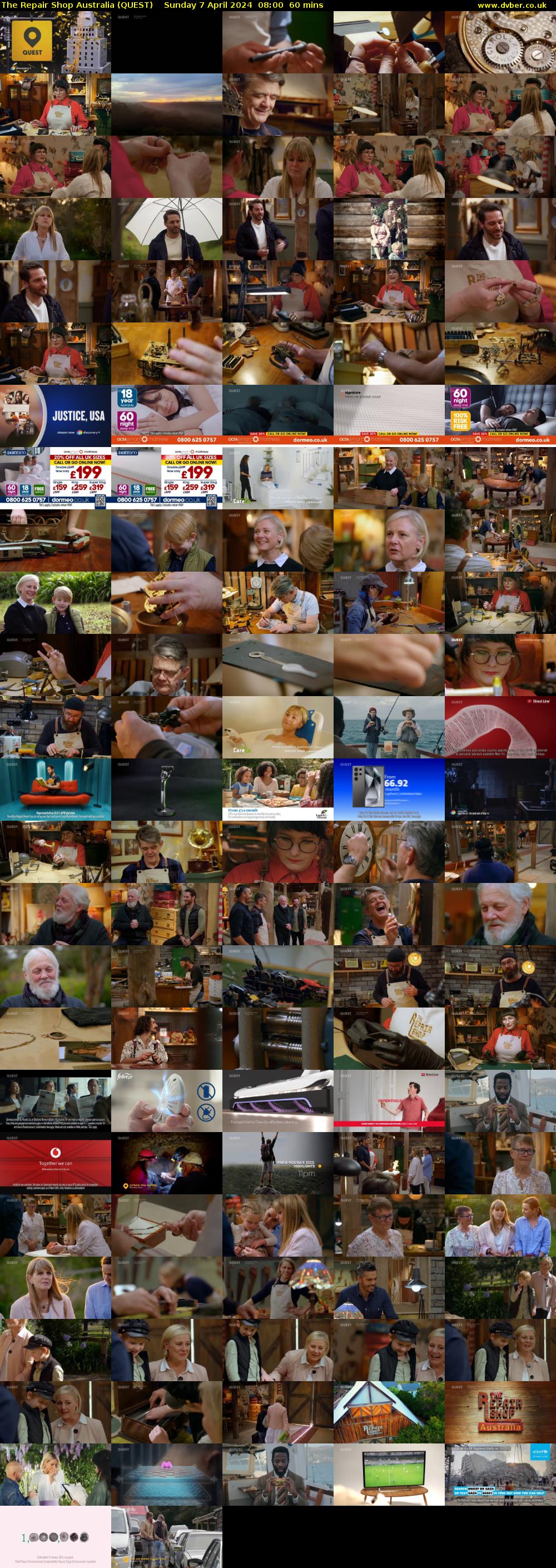 The Repair Shop Australia (QUEST) Sunday 7 April 2024 08:00 - 09:00