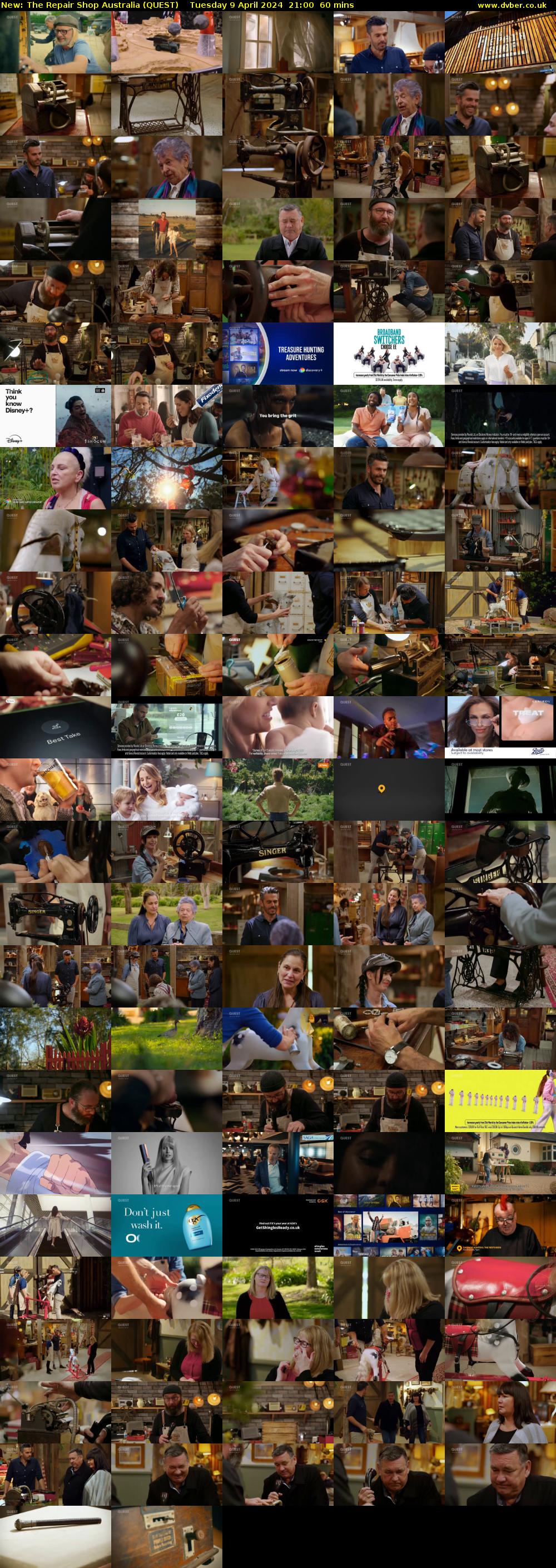 The Repair Shop Australia (QUEST) Tuesday 9 April 2024 21:00 - 22:00