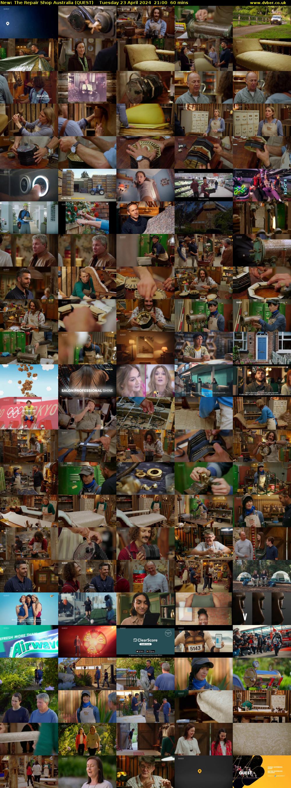The Repair Shop Australia (QUEST) Tuesday 23 April 2024 21:00 - 22:00