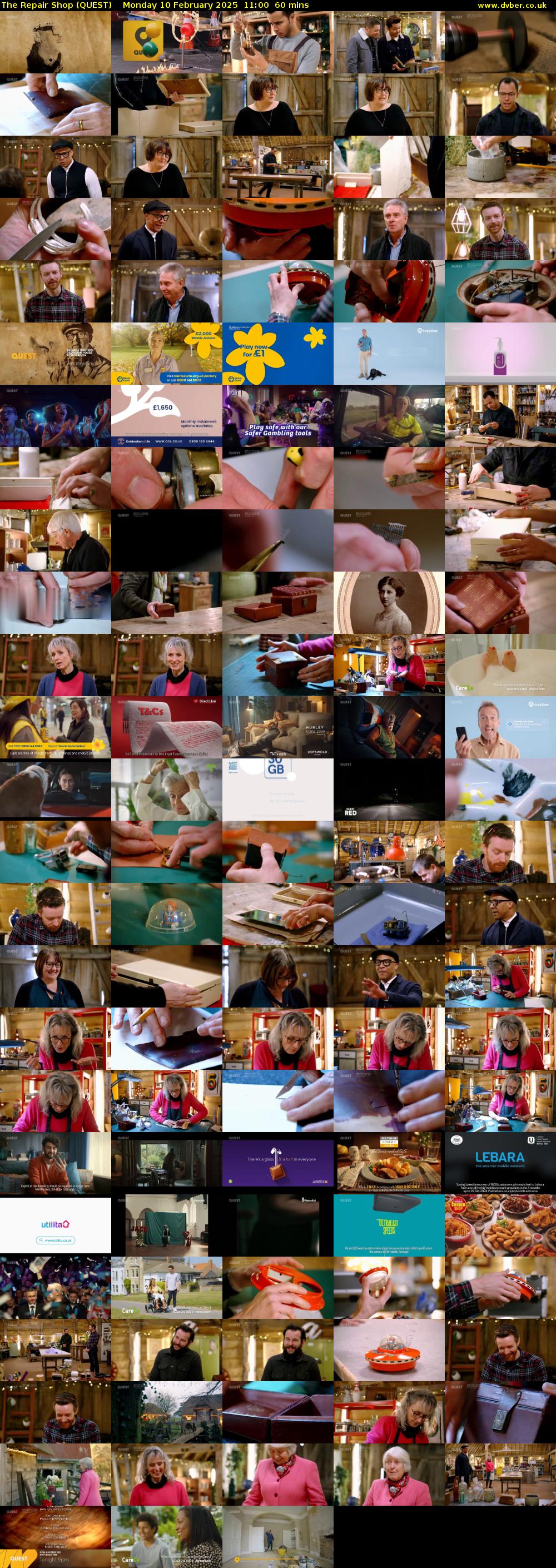 The Repair Shop (QUEST) Monday 10 February 2025 11:00 - 12:00