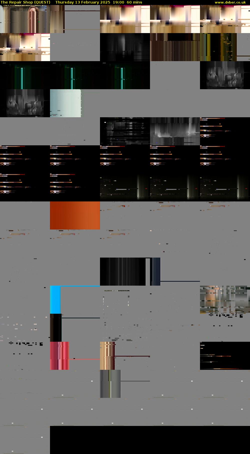 The Repair Shop (QUEST) Thursday 13 February 2025 19:00 - 20:00