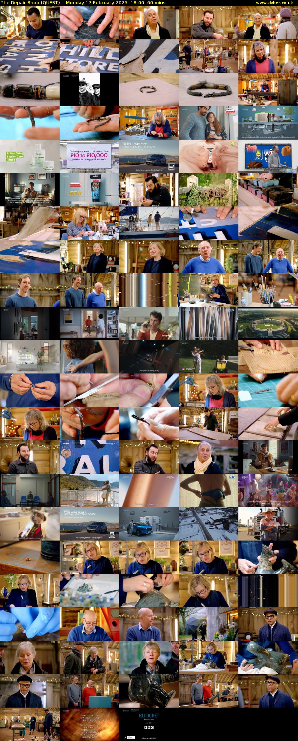 The Repair Shop (QUEST) Monday 17 February 2025 18:00 - 19:00