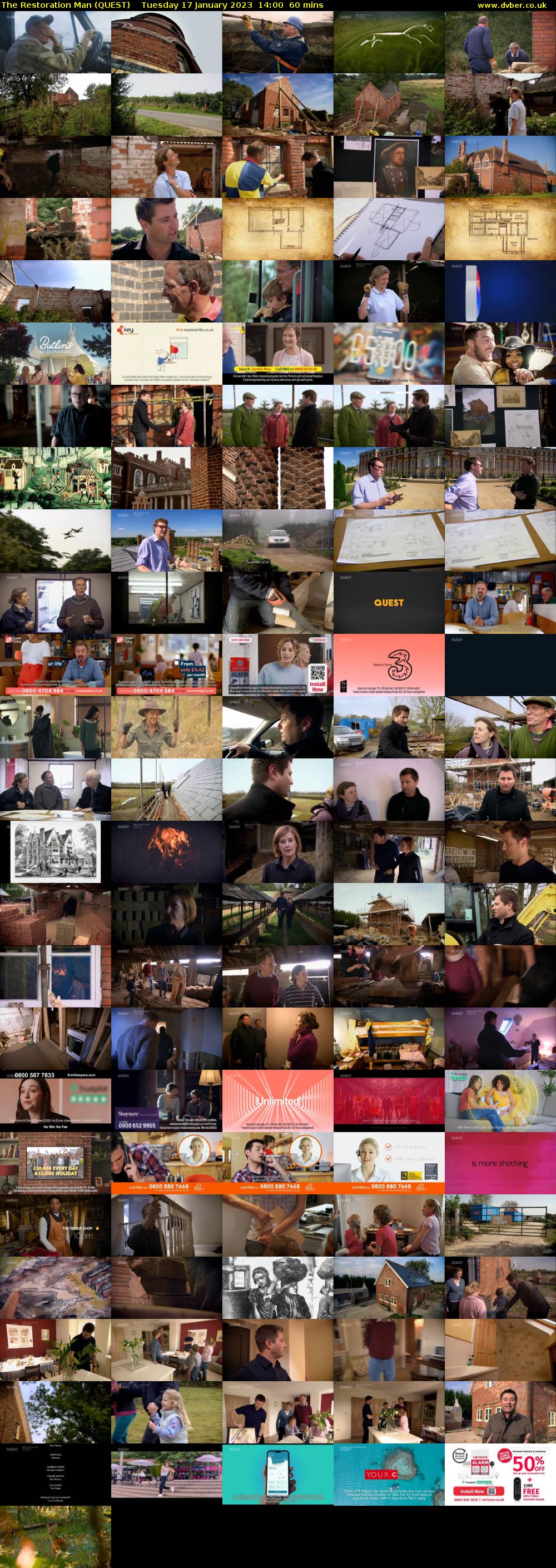 The Restoration Man (QUEST) Tuesday 17 January 2023 14:00 - 15:00
