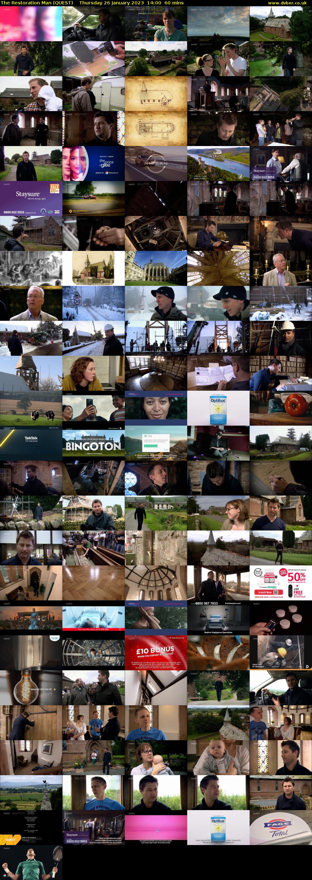 The Restoration Man (QUEST) Thursday 26 January 2023 14:00 - 15:00