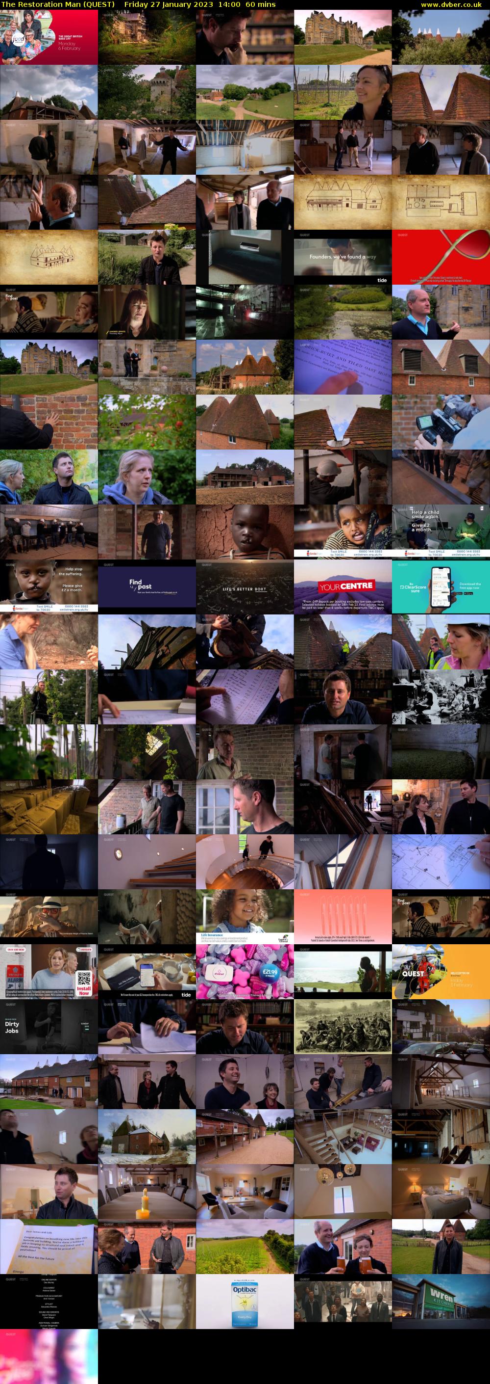 The Restoration Man (QUEST) Friday 27 January 2023 14:00 - 15:00