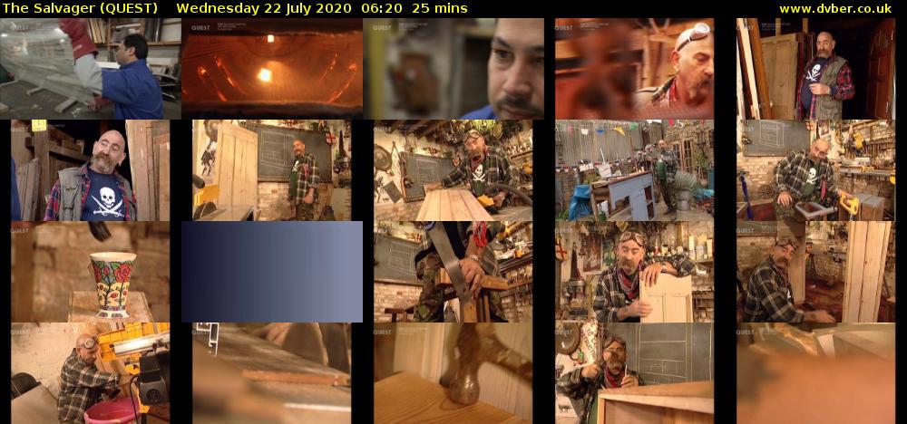 The Salvager (QUEST) Wednesday 22 July 2020 06:20 - 06:45