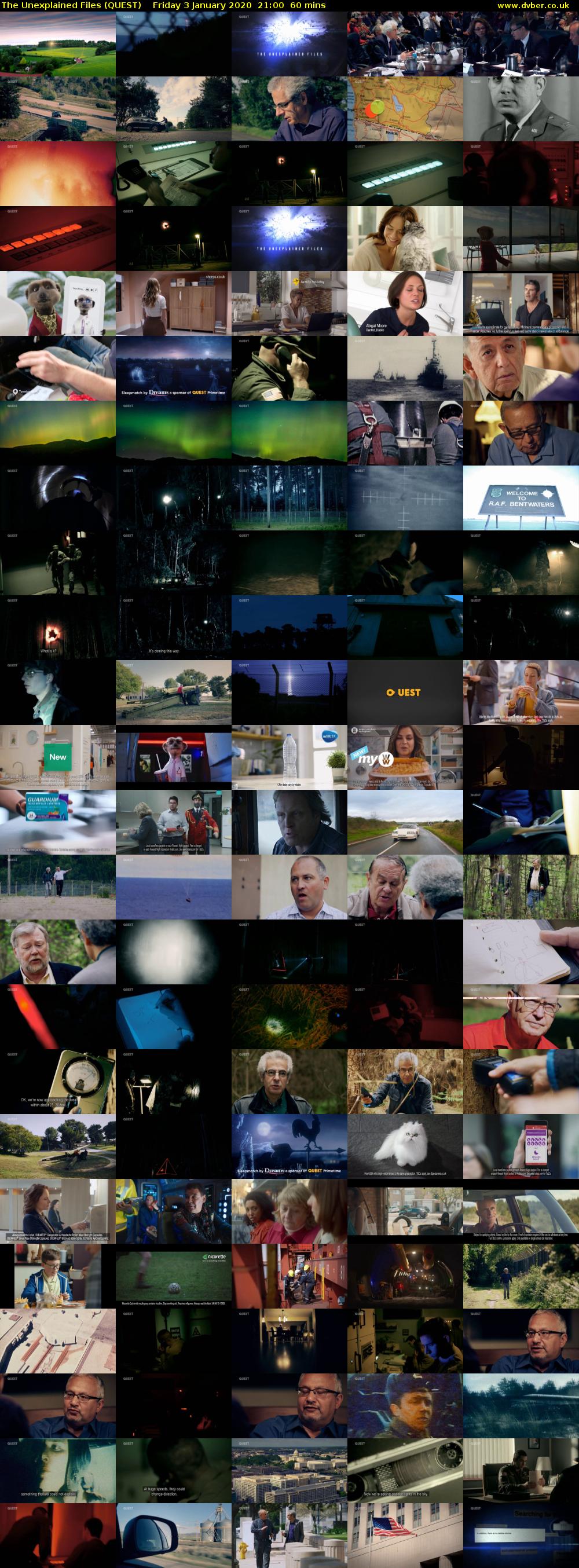 The Unexplained Files (QUEST) Friday 3 January 2020 21:00 - 22:00