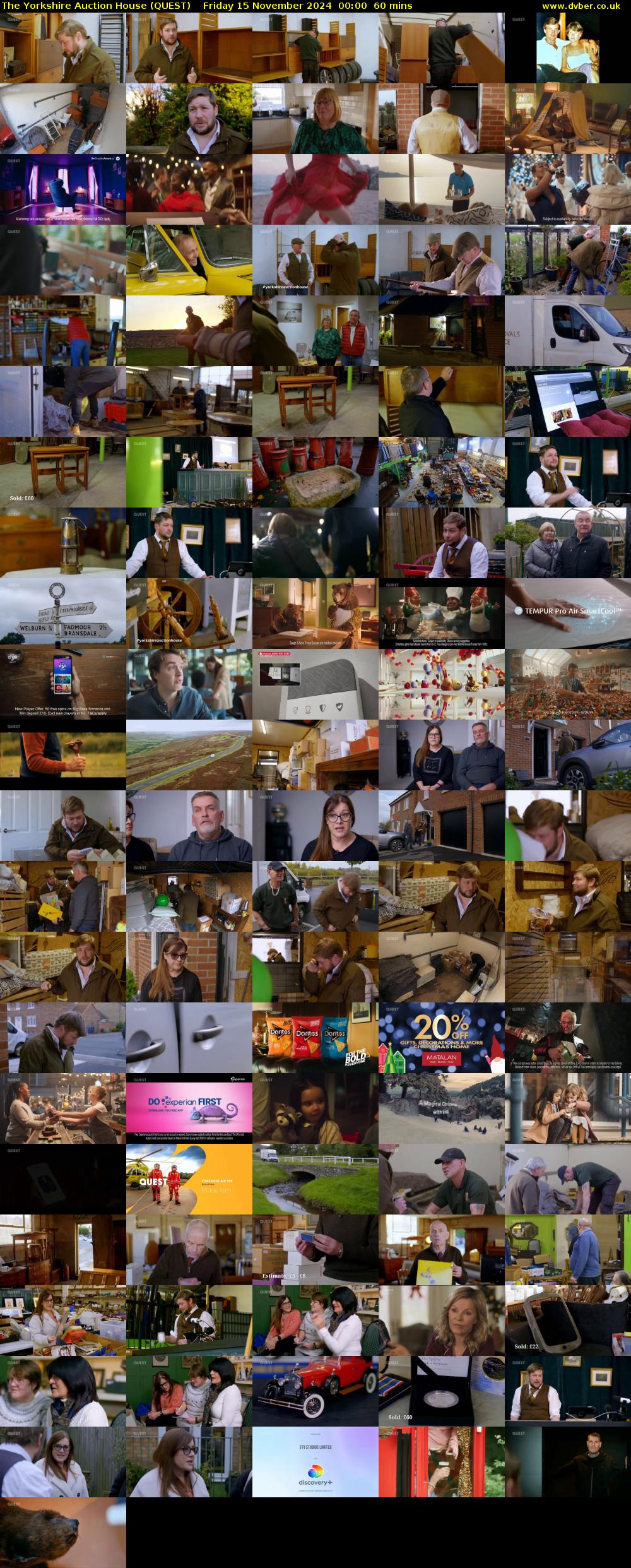 The Yorkshire Auction House (QUEST) Friday 15 November 2024 00:00 - 01:00