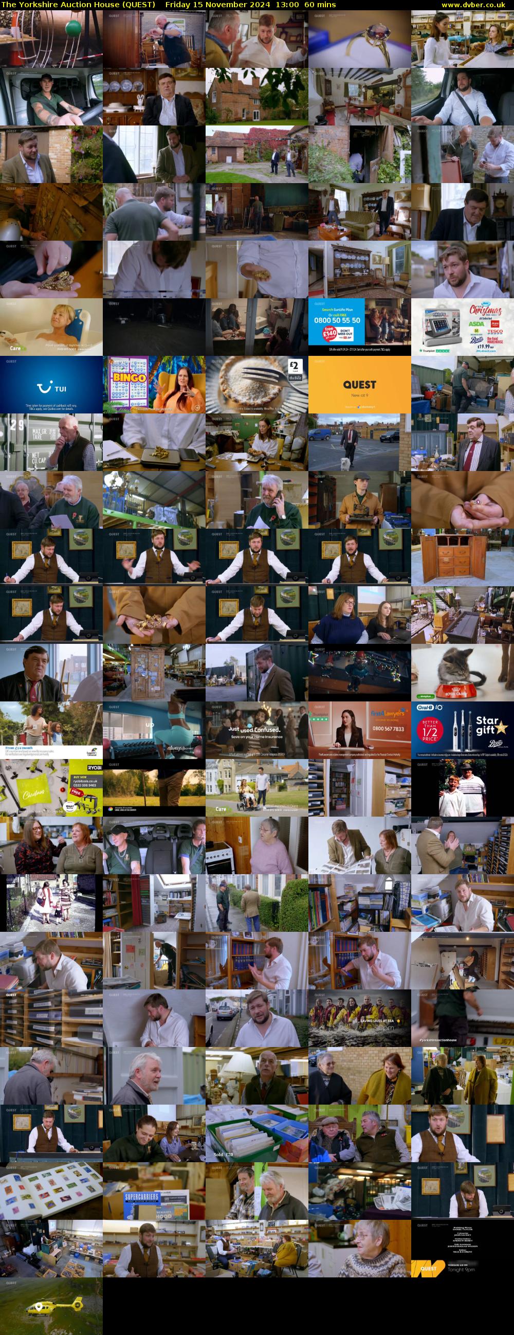 The Yorkshire Auction House (QUEST) Friday 15 November 2024 13:00 - 14:00