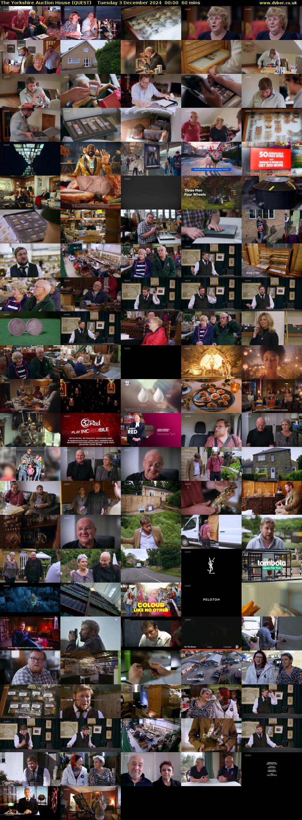The Yorkshire Auction House (QUEST) Tuesday 3 December 2024 00:00 - 01:00