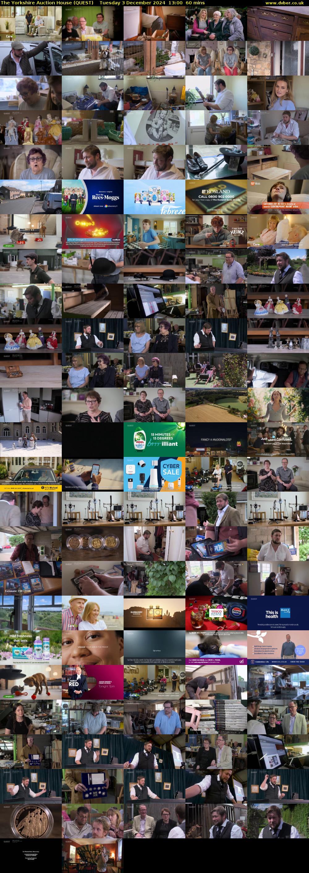 The Yorkshire Auction House (QUEST) Tuesday 3 December 2024 13:00 - 14:00