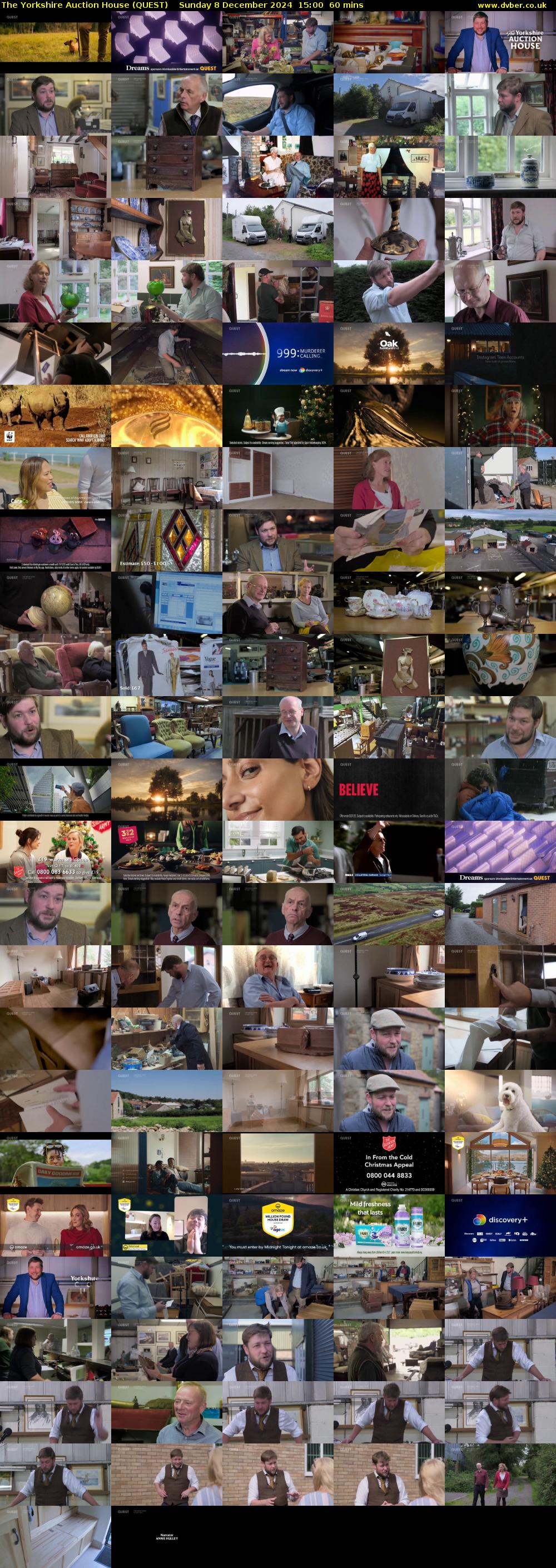 The Yorkshire Auction House (QUEST) Sunday 8 December 2024 15:00 - 16:00