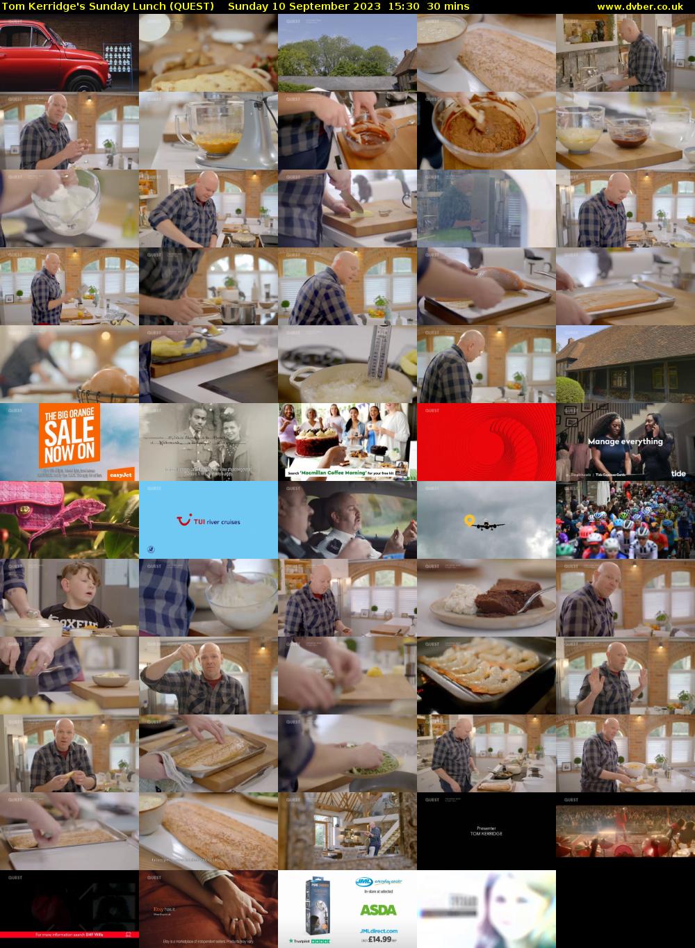 Tom Kerridge's Sunday Lunch (QUEST) Sunday 10 September 2023 15:30 - 16:00