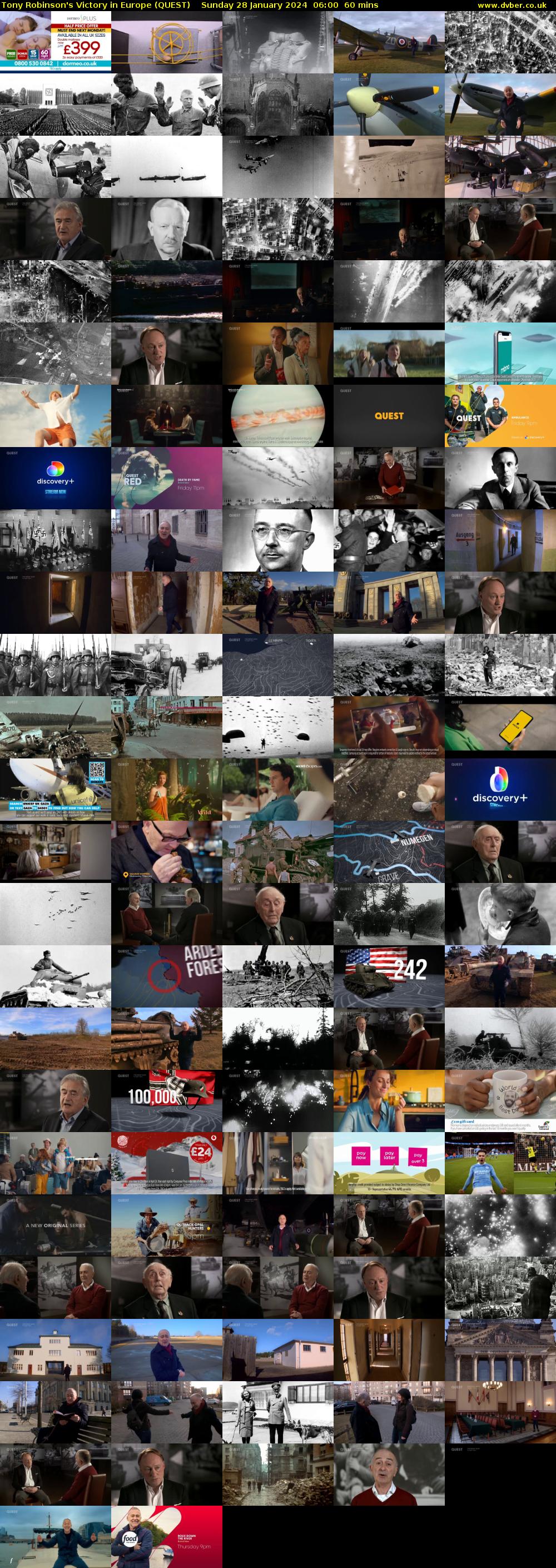 Tony Robinson's Victory in Europe (QUEST) Sunday 28 January 2024 06:00 - 07:00