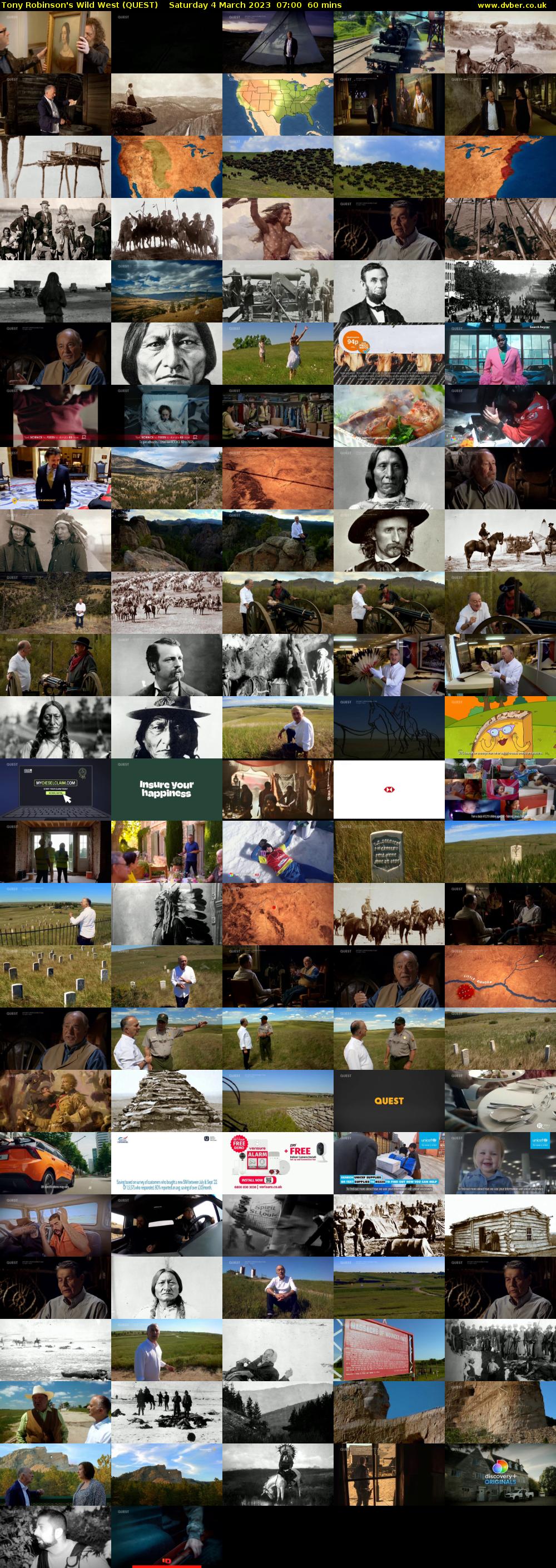 Tony Robinson's Wild West (QUEST) Saturday 4 March 2023 07:00 - 08:00