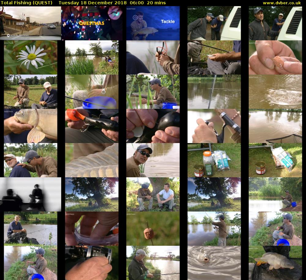 Total Fishing (QUEST) Tuesday 18 December 2018 06:00 - 06:20