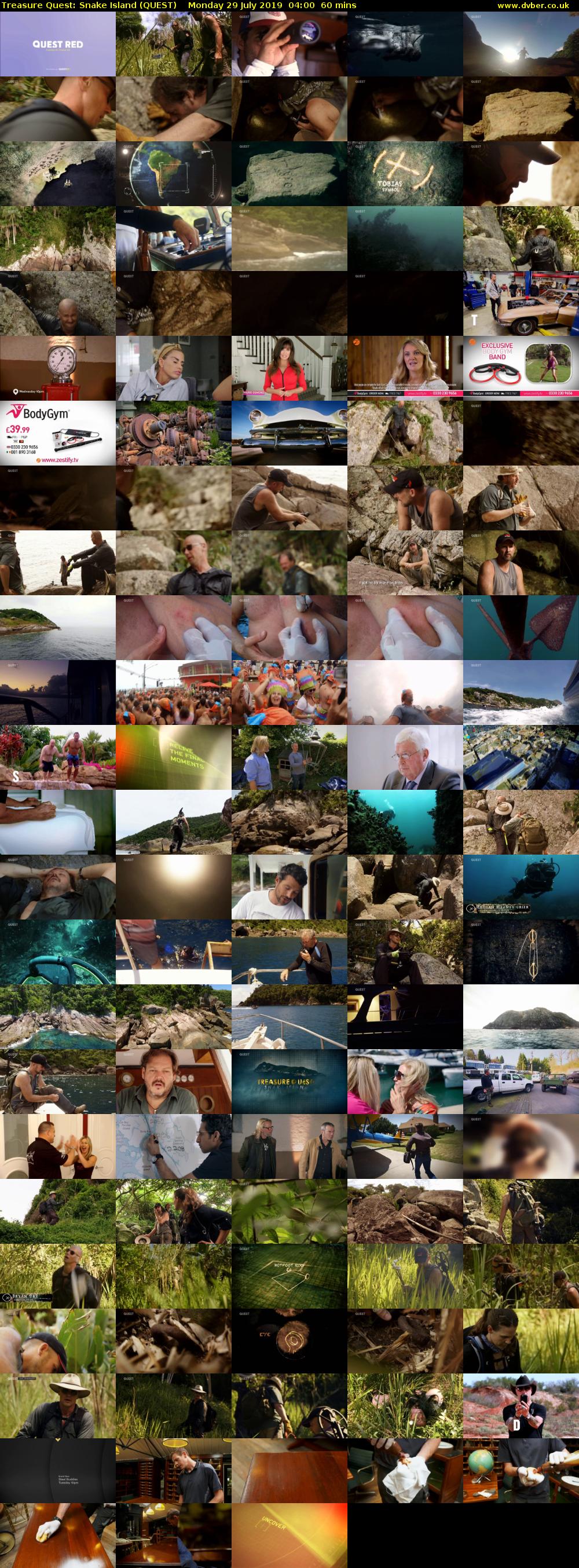 Treasure Quest: Snake Island (QUEST) Monday 29 July 2019 04:00 - 05:00