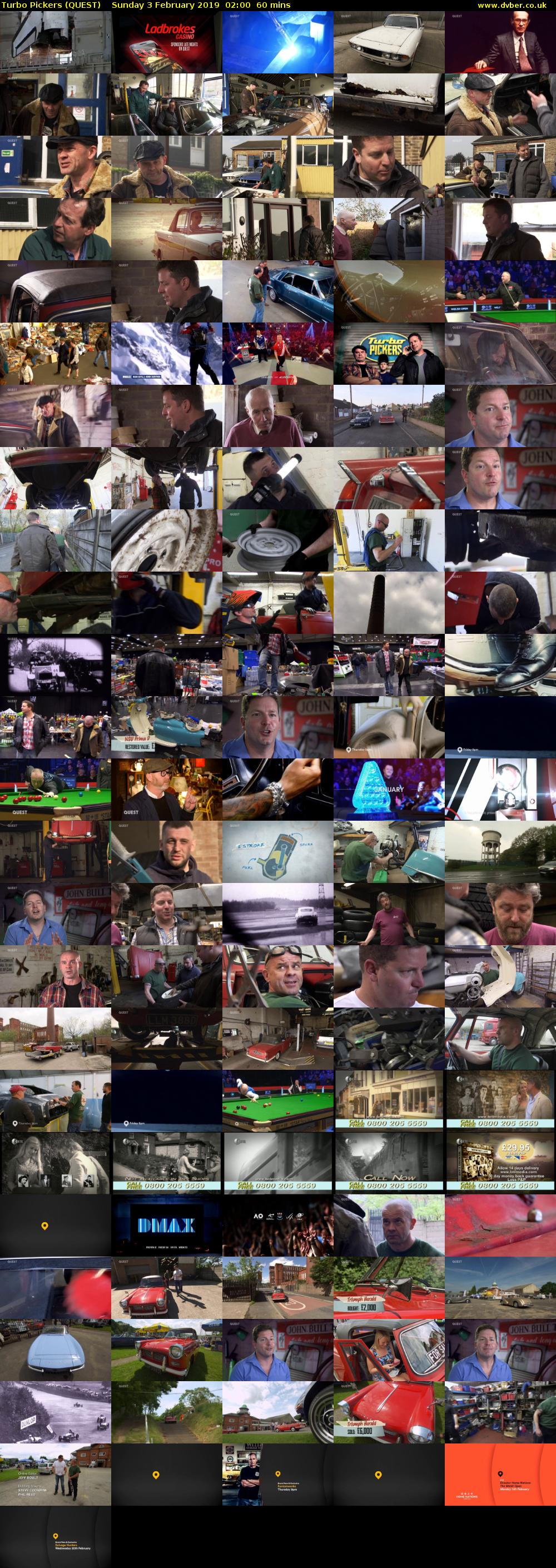 Turbo Pickers (QUEST) Sunday 3 February 2019 02:00 - 03:00