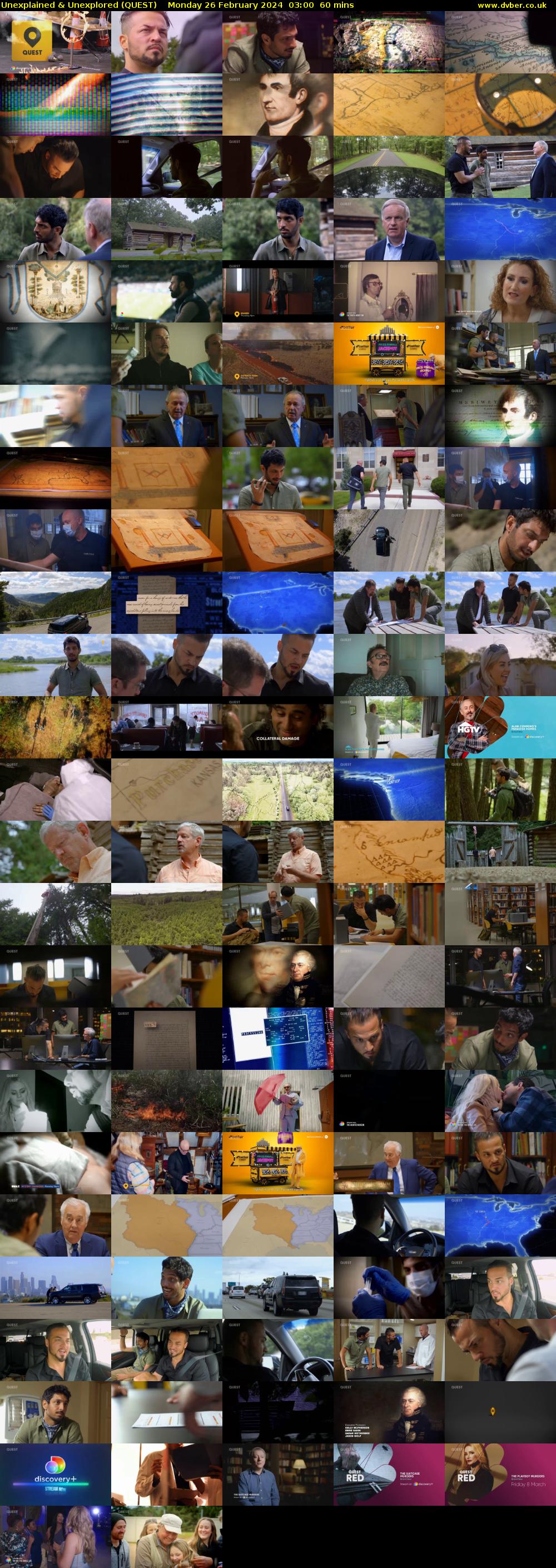 Unexplained & Unexplored (QUEST) Monday 26 February 2024 03:00 - 04:00