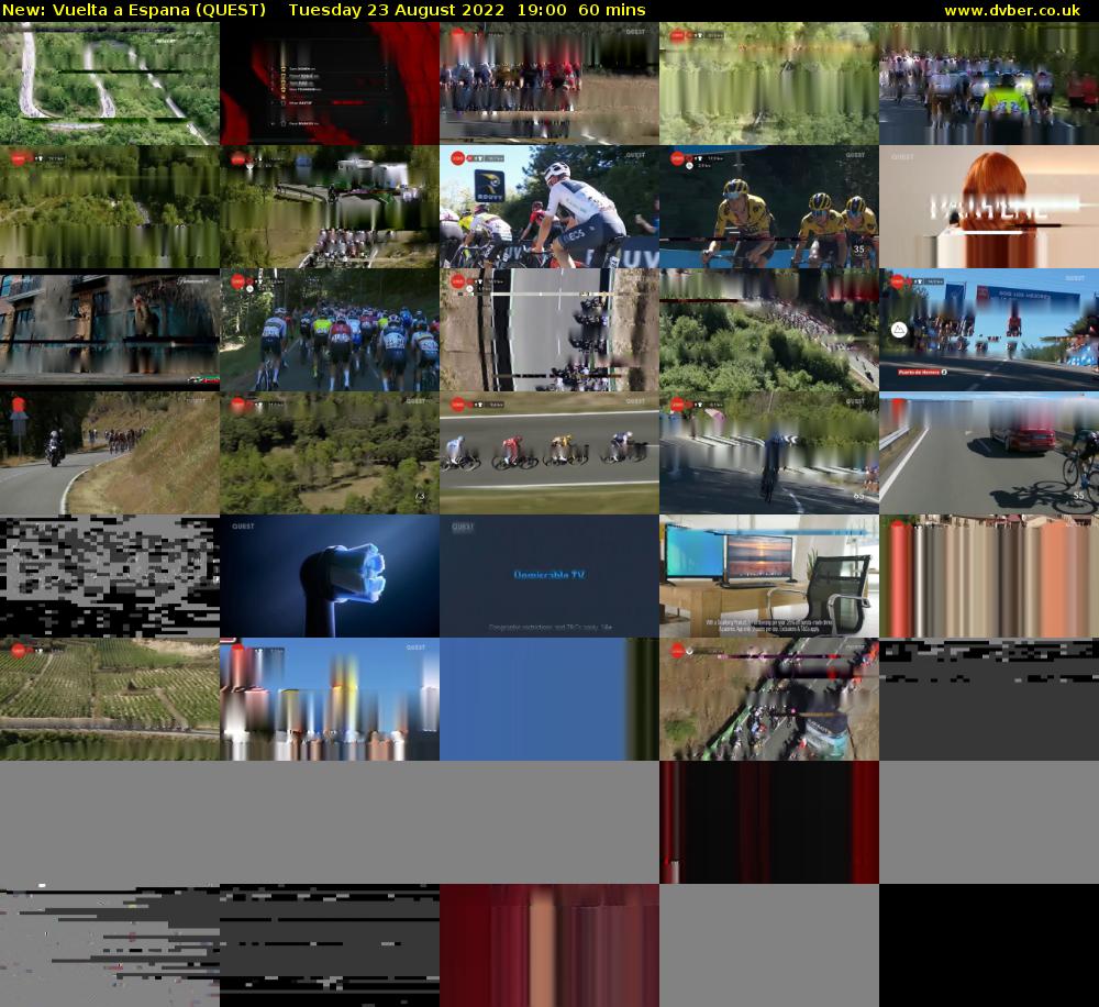 Vuelta a Espana (QUEST) Tuesday 23 August 2022 19:00 - 20:00