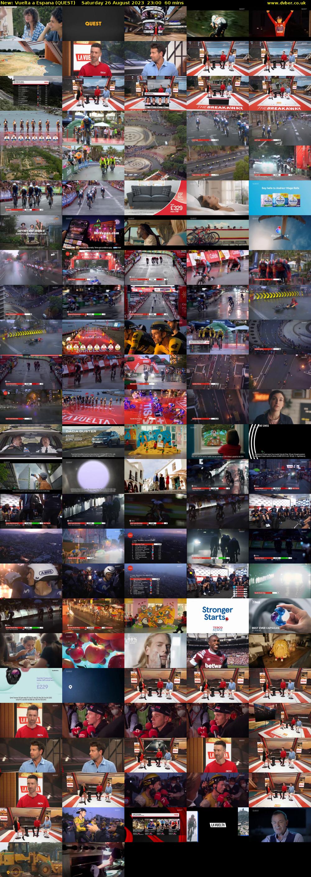 Vuelta a Espana (QUEST) Saturday 26 August 2023 23:00 - 00:00