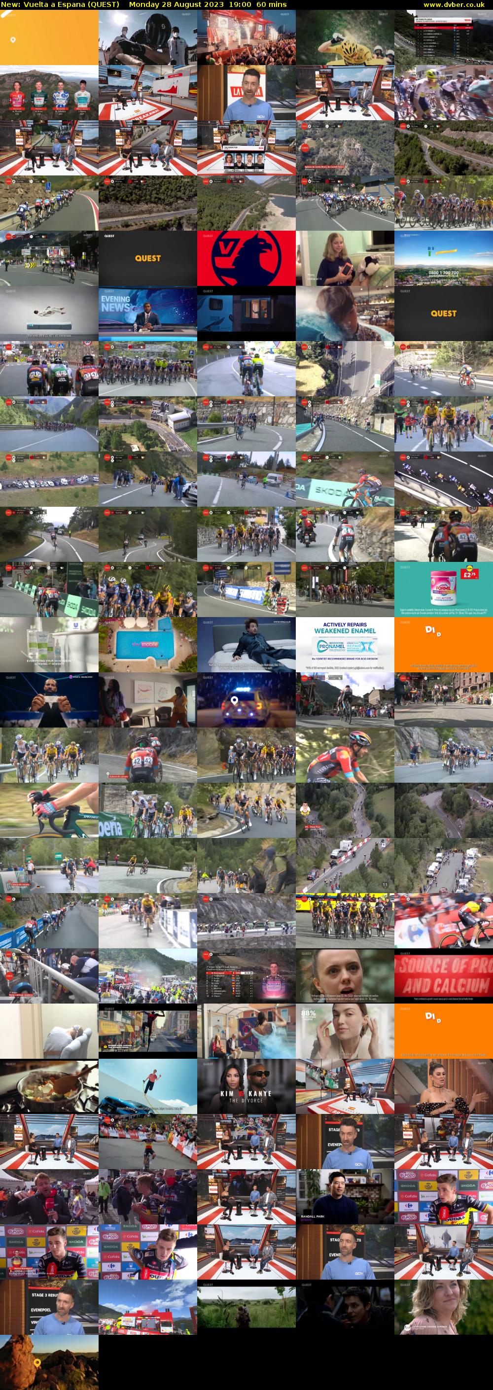 Vuelta a Espana (QUEST) Monday 28 August 2023 19:00 - 20:00