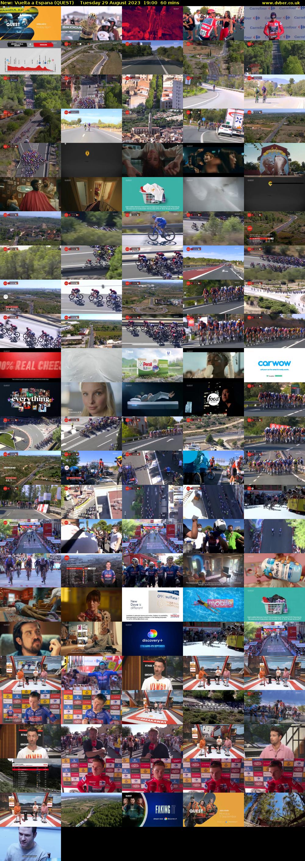 Vuelta a Espana (QUEST) Tuesday 29 August 2023 19:00 - 20:00