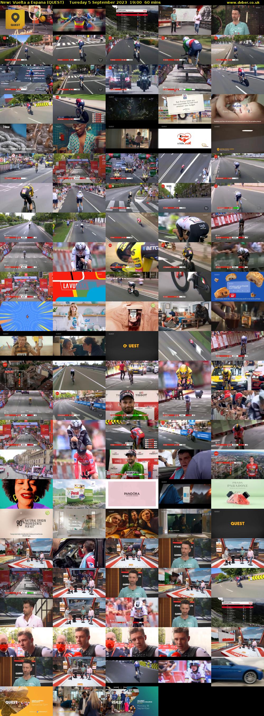 Vuelta a Espana (QUEST) Tuesday 5 September 2023 19:00 - 20:00