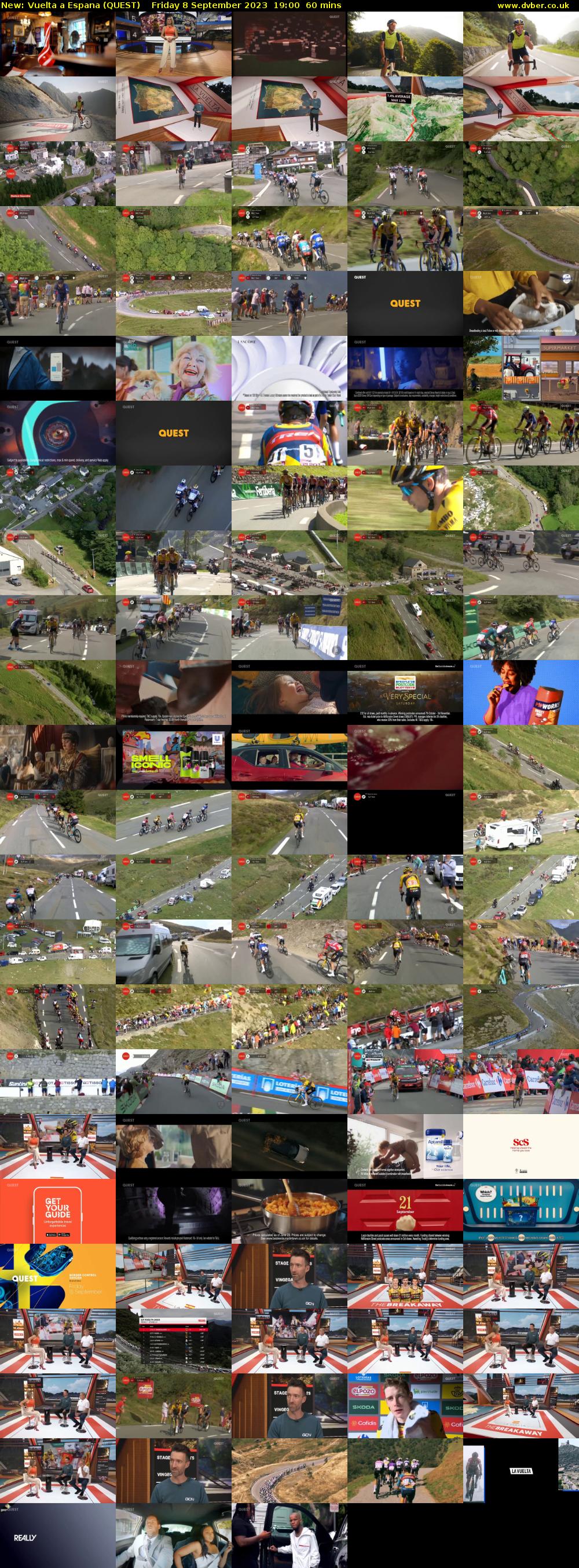 Vuelta a Espana (QUEST) Friday 8 September 2023 19:00 - 20:00
