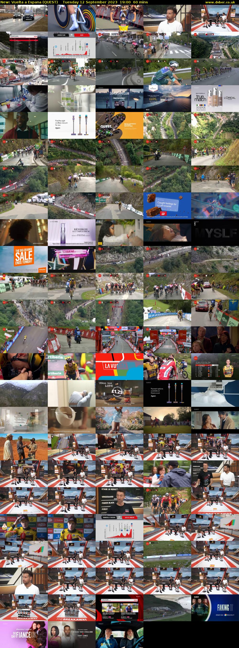 Vuelta a Espana (QUEST) Tuesday 12 September 2023 19:00 - 20:00