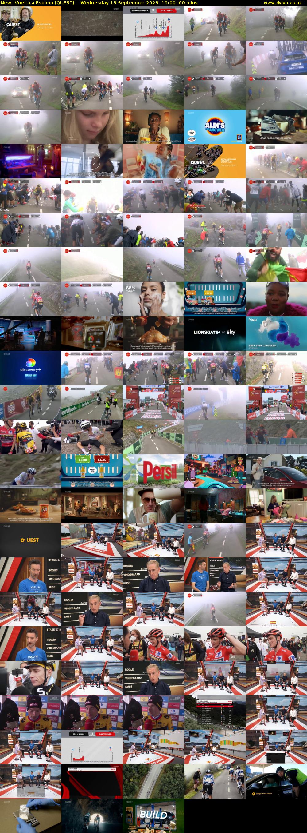 Vuelta a Espana (QUEST) Wednesday 13 September 2023 19:00 - 20:00