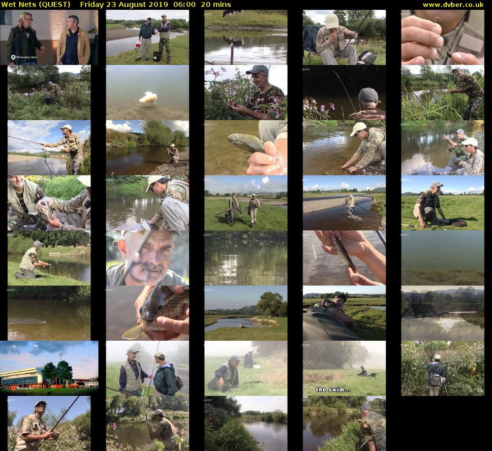 Wet Nets (QUEST) Friday 23 August 2019 06:00 - 06:20