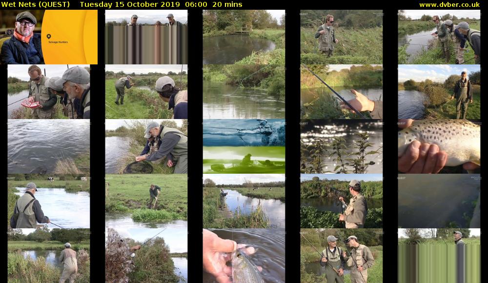 Wet Nets (QUEST) Tuesday 15 October 2019 06:00 - 06:20