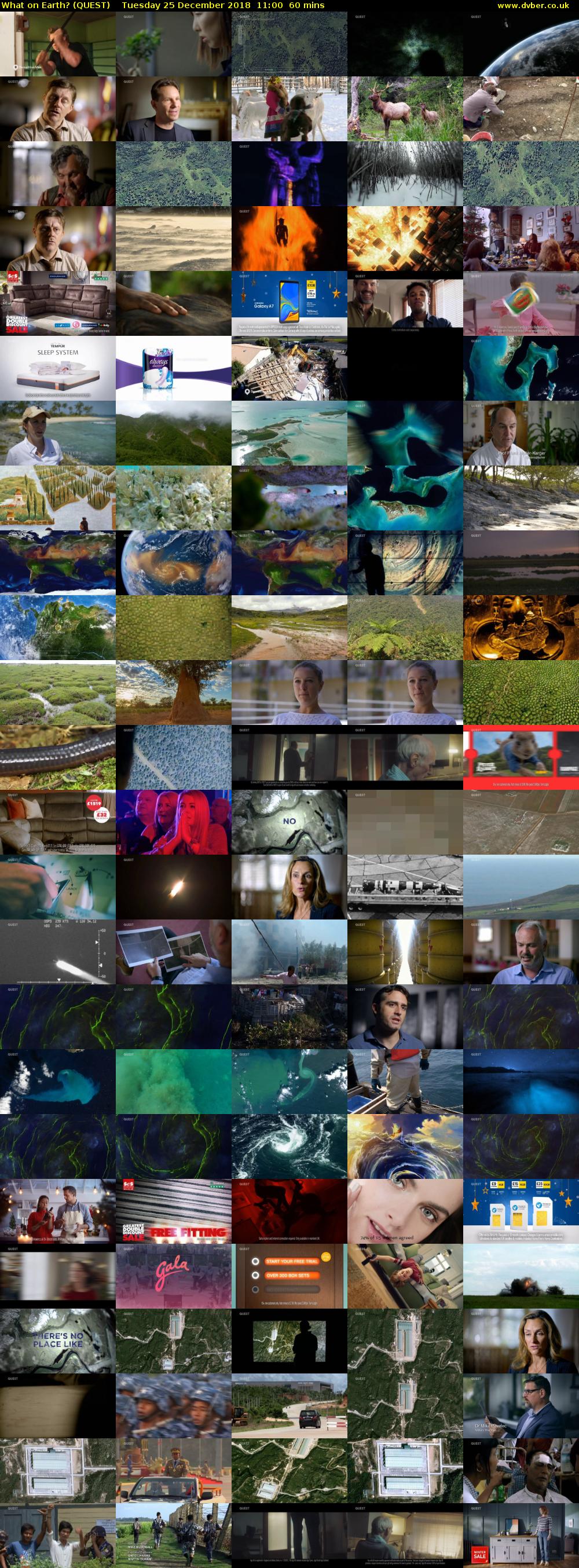 What on Earth? (QUEST) Tuesday 25 December 2018 11:00 - 12:00