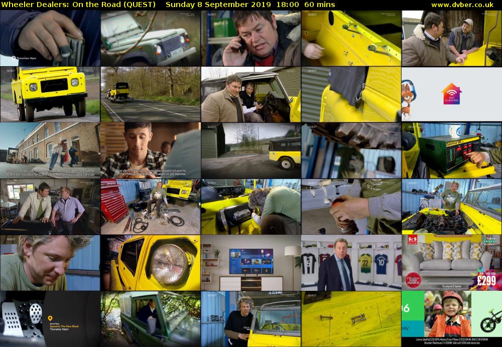 Wheeler Dealers: On the Road (QUEST) Sunday 8 September 2019 18:00 - 19:00