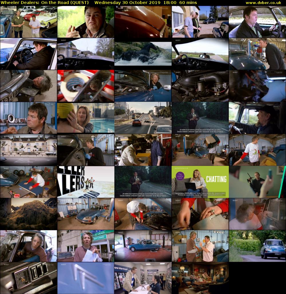 Wheeler Dealers: On the Road (QUEST) Wednesday 30 October 2019 18:00 - 19:00