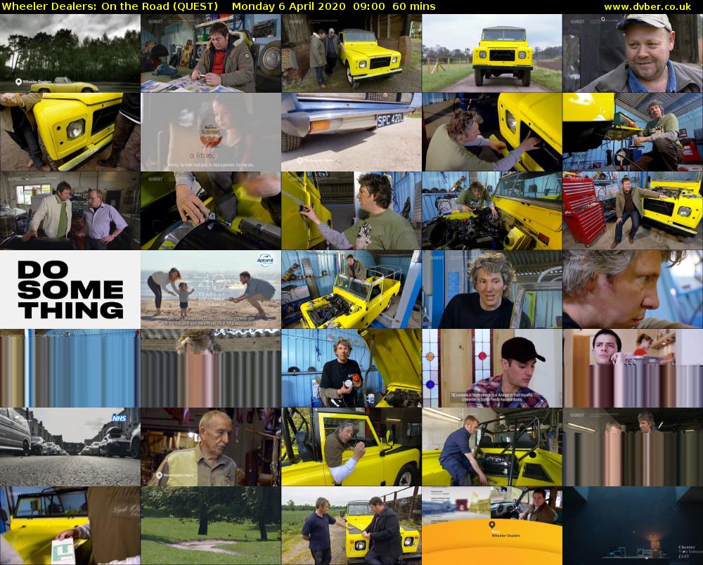 Wheeler Dealers: On the Road (QUEST) Monday 6 April 2020 09:00 - 10:00