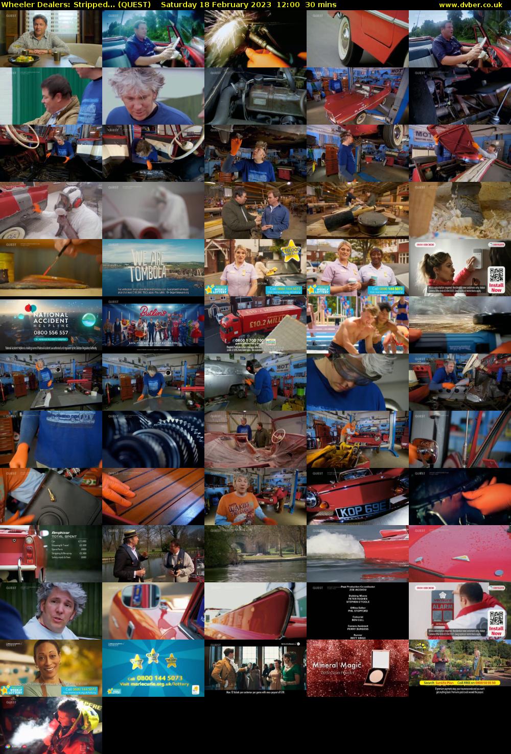 Wheeler Dealers: Stripped... (QUEST) Saturday 18 February 2023 12:00 - 12:30