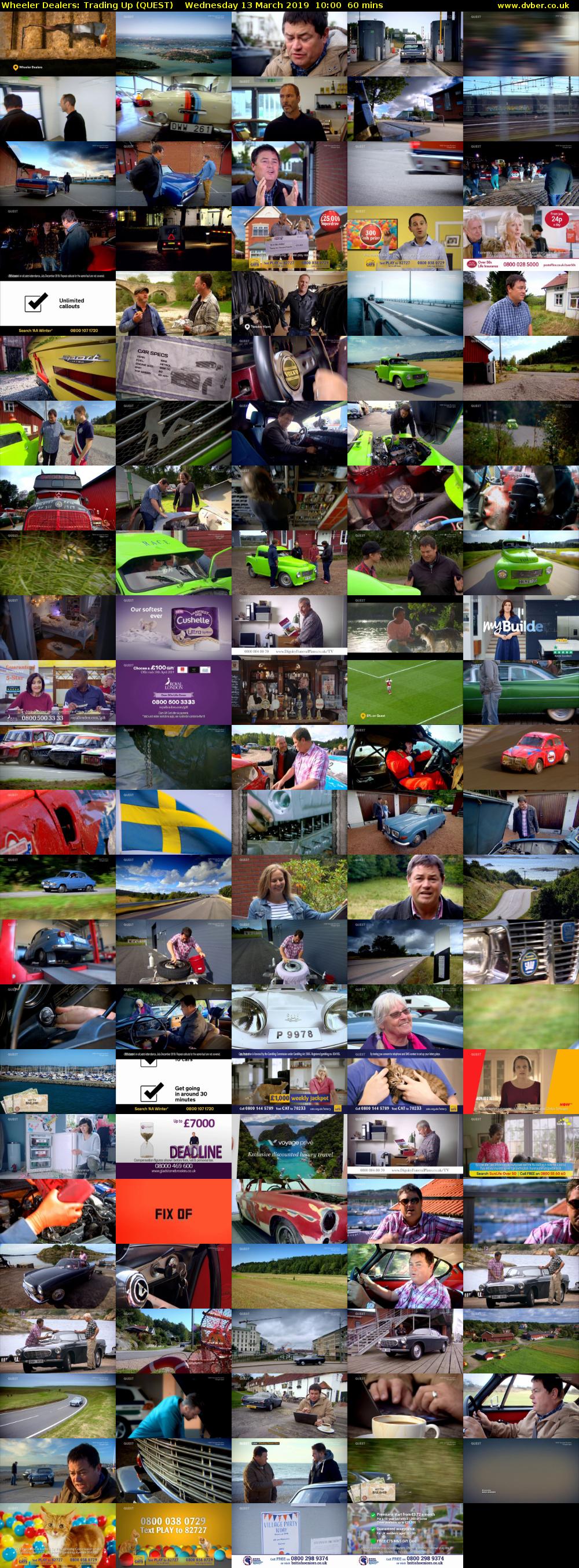 Wheeler Dealers: Trading Up (QUEST) Wednesday 13 March 2019 10:00 - 11:00