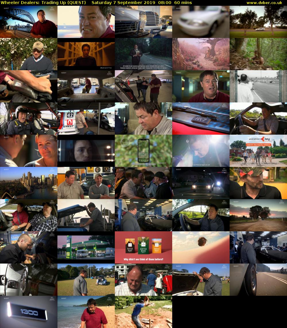 Wheeler Dealers: Trading Up (QUEST) Saturday 7 September 2019 08:00 - 09:00