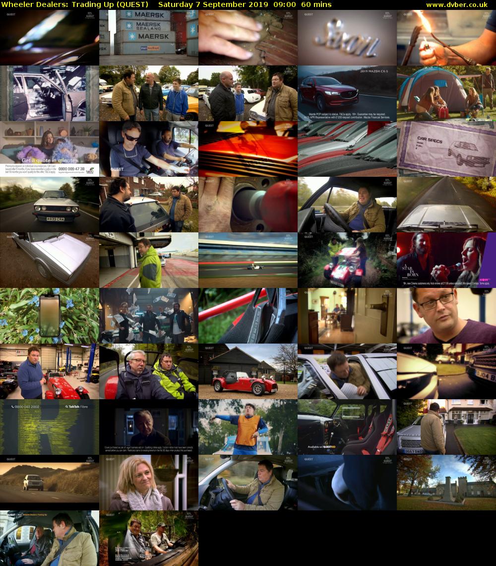 Wheeler Dealers: Trading Up (QUEST) Saturday 7 September 2019 09:00 - 10:00