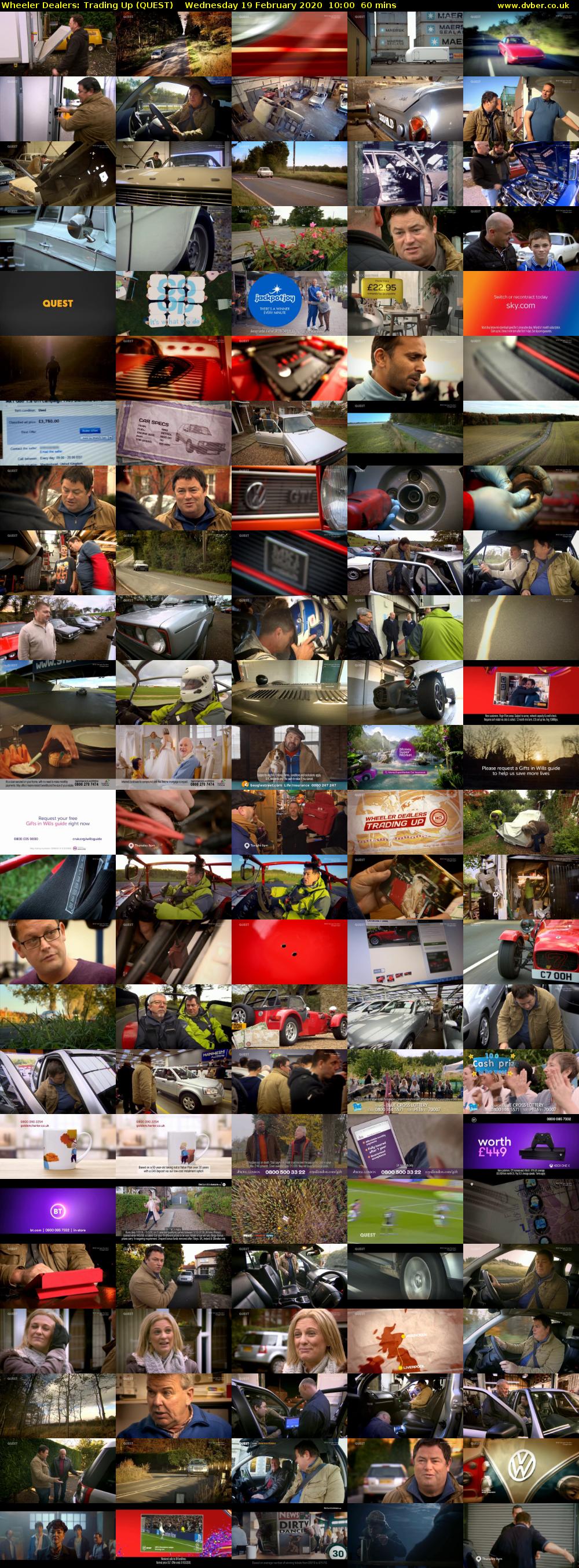 Wheeler Dealers: Trading Up (QUEST) Wednesday 19 February 2020 10:00 - 11:00