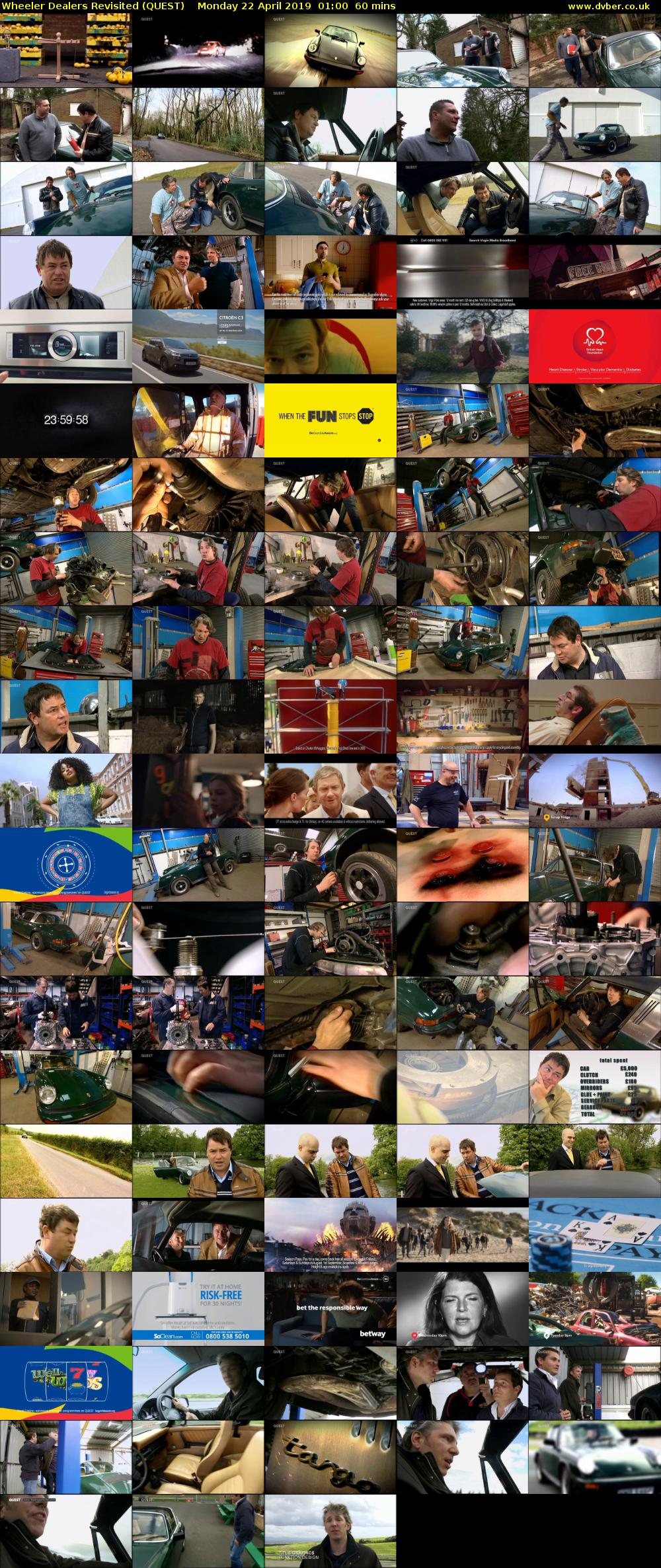 Wheeler Dealers Revisited (QUEST) Monday 22 April 2019 01:00 - 02:00