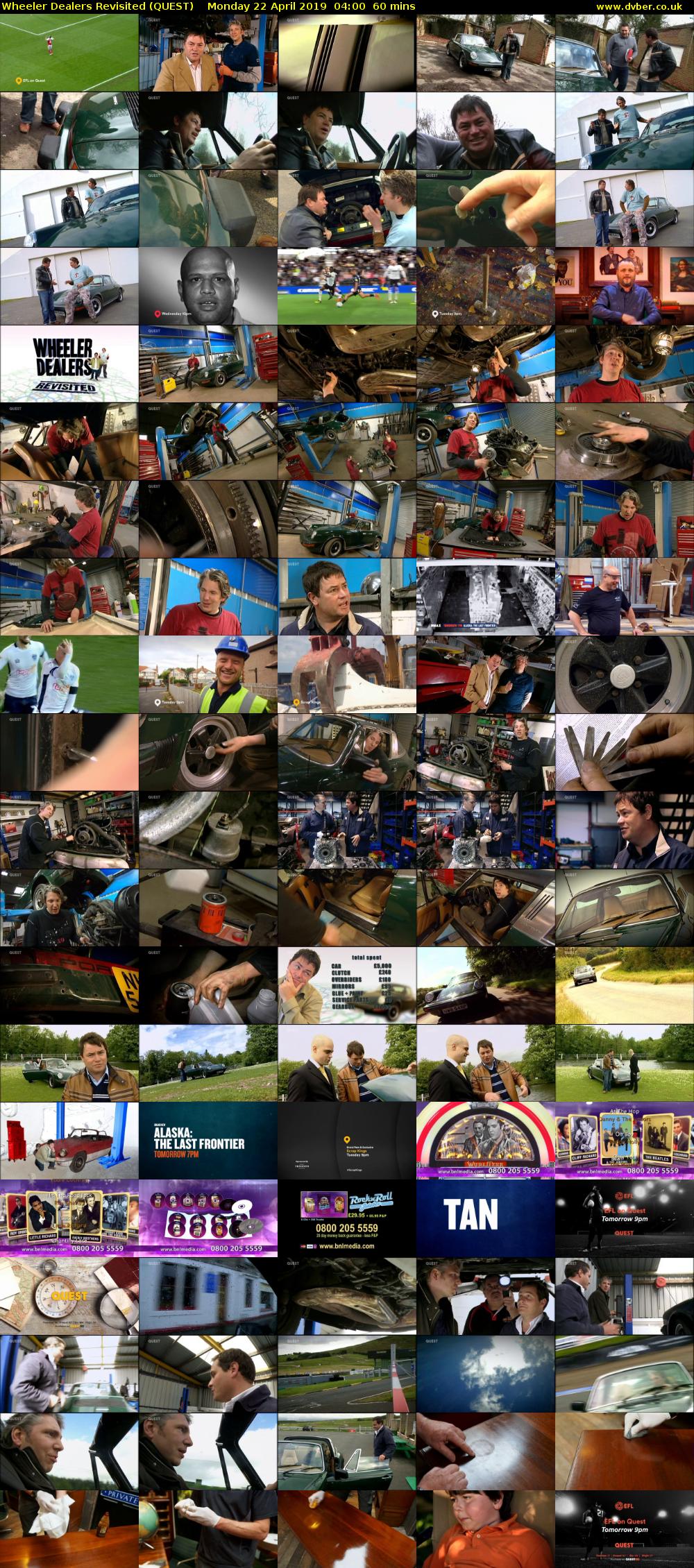 Wheeler Dealers Revisited (QUEST) Monday 22 April 2019 04:00 - 05:00