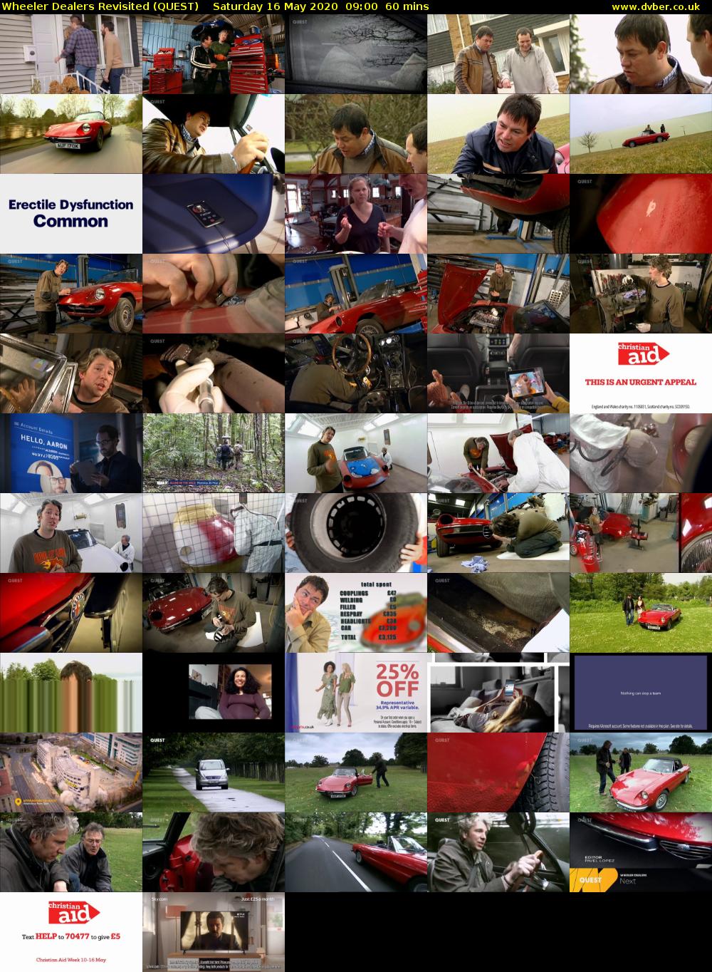 Wheeler Dealers Revisited (QUEST) Saturday 16 May 2020 09:00 - 10:00