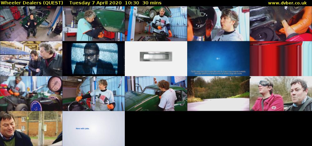 Wheeler Dealers (QUEST) Tuesday 7 April 2020 10:30 - 11:00